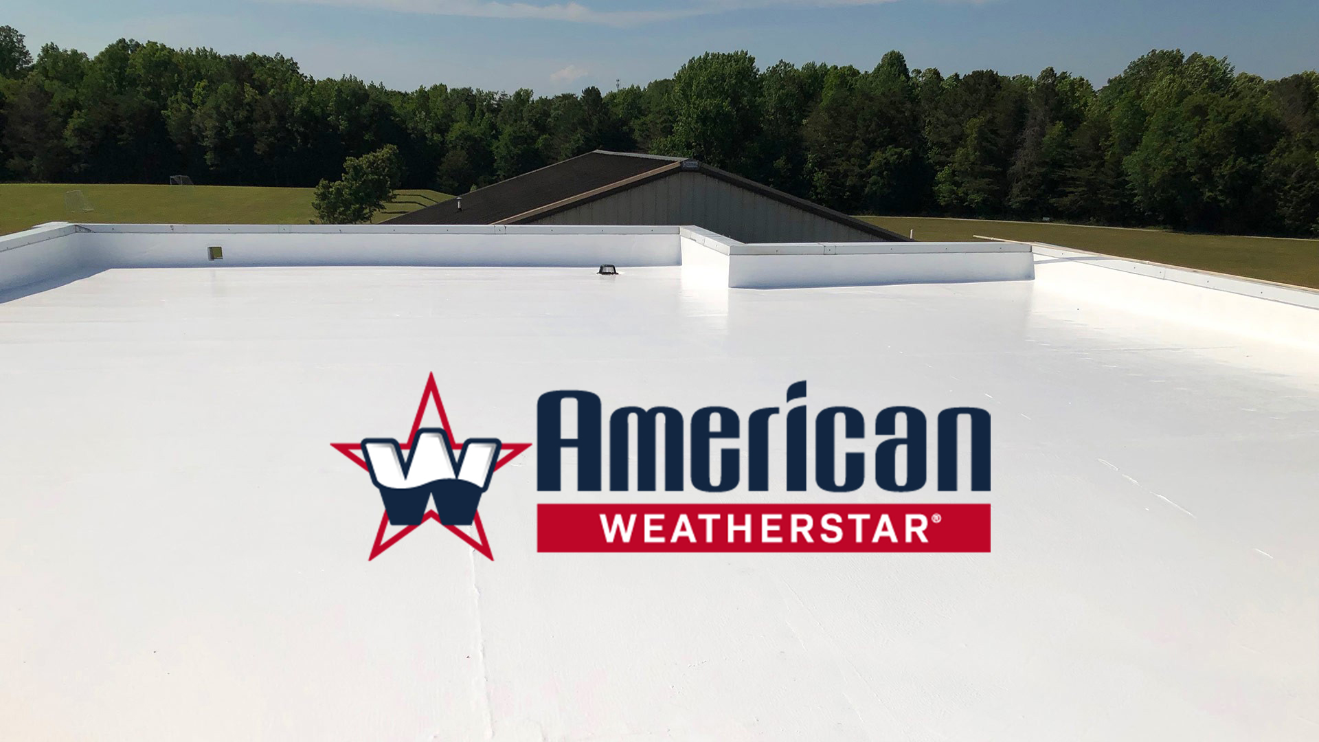 American Weatherstar flat roof coating